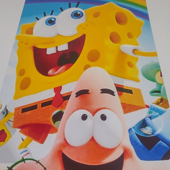 NEW! SPONGEBOB & PATRICK 8.5x11 ULTRA PREMIUM GLOSSY COLOR ART REPRINT POSTER!🙂 - Picture 3 of 8